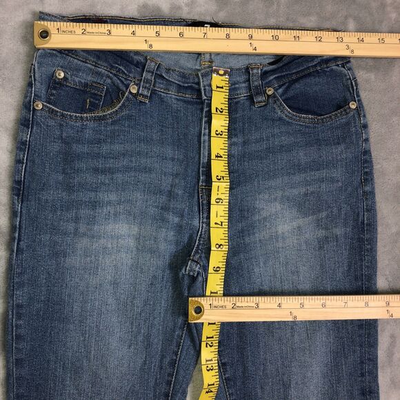 7 For All Mankind Women’s 12 Paxtyn Jeans Medium Wash Straight Leg 28x28 - Picture 3 of 9